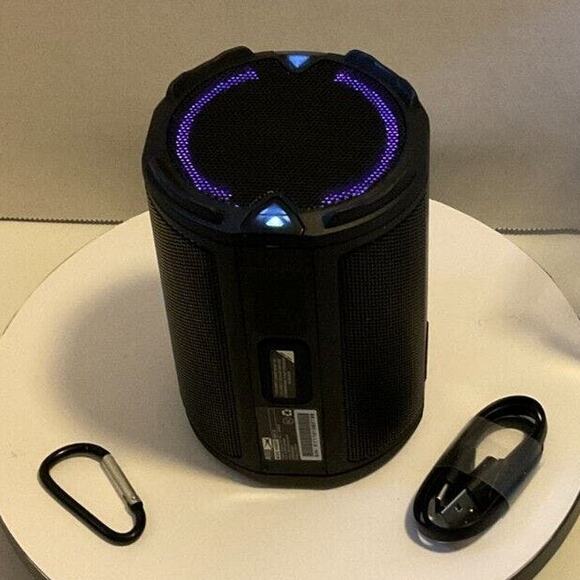 Altec Lansing IMW1100-BLK HydraMotion Bluetooth Speaker 360° Sound LED IP67 - Picture 3 of 8